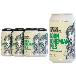 Denizens Born Bohemian Pilsner 6p 12oz Cans